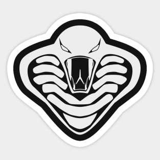 Negative Cobra Head Sticker